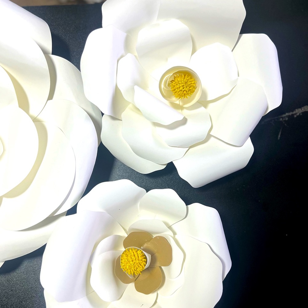 Three flowers for decor